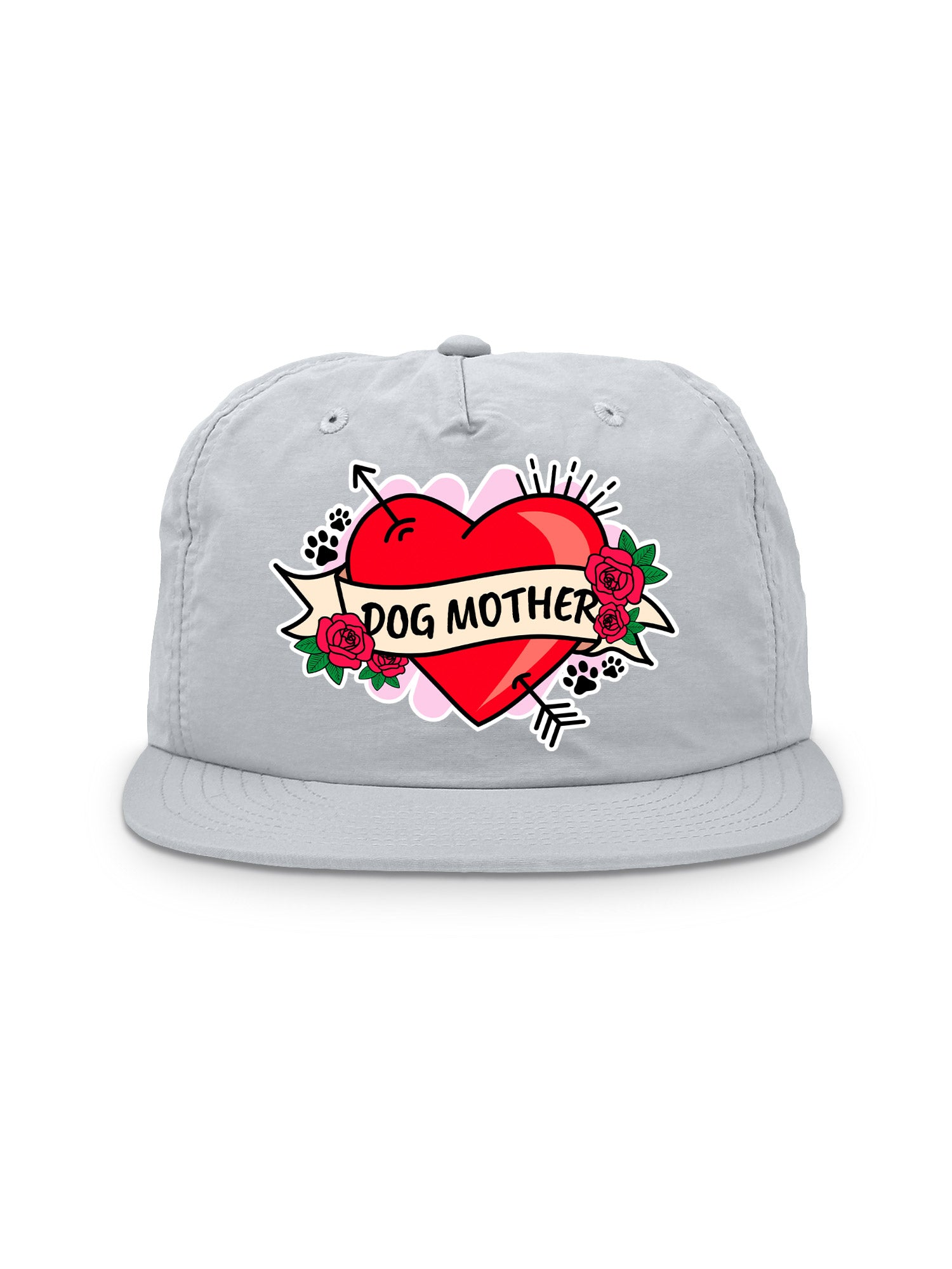 Dog Mother Heart Tattoo Quick-Dry Cap