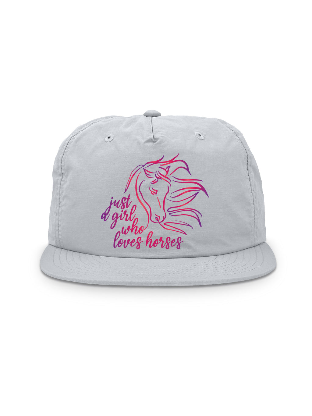 Just A Girl Who Loves Horses Quick-Dry Cap