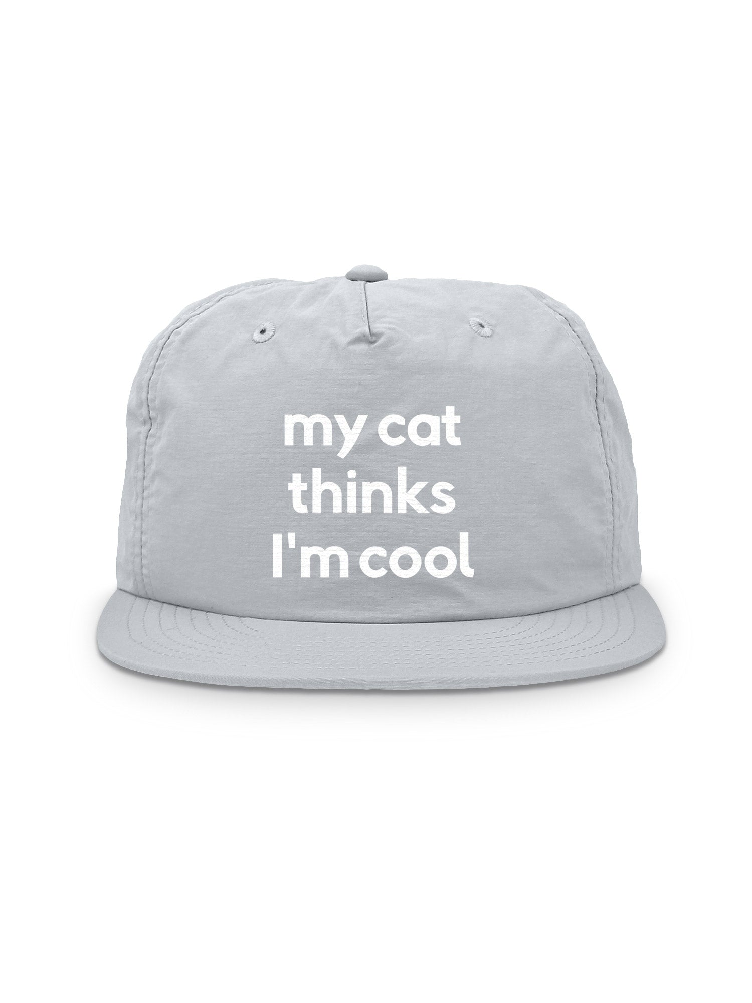 My Cat Thinks I'm Cool Quick-Dry Cap