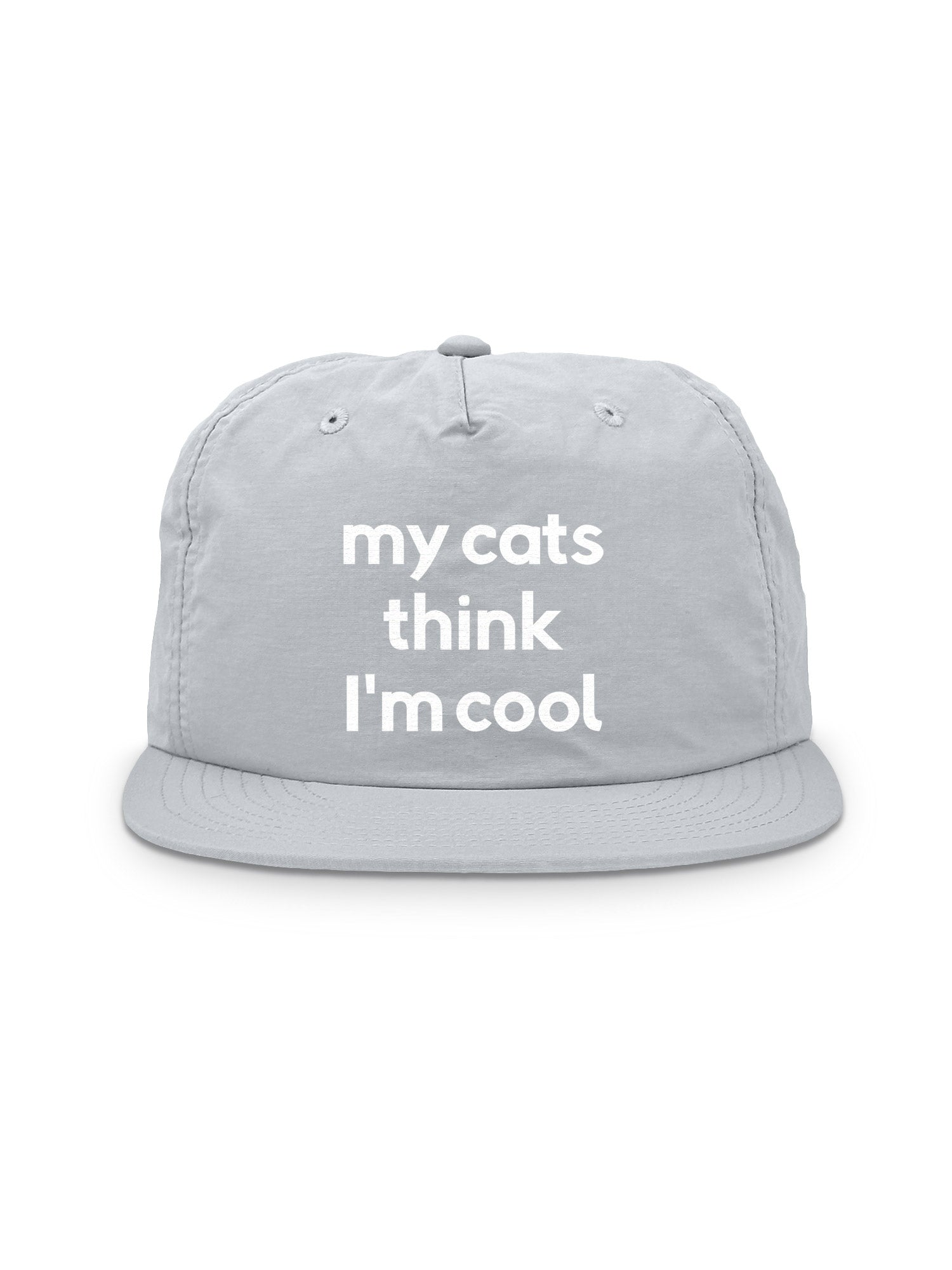 My Cat Thinks I'm Cool Quick-Dry Cap