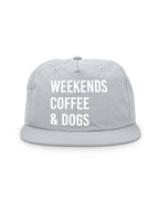 Weekends Coffee & Dogs Quick-Dry Cap