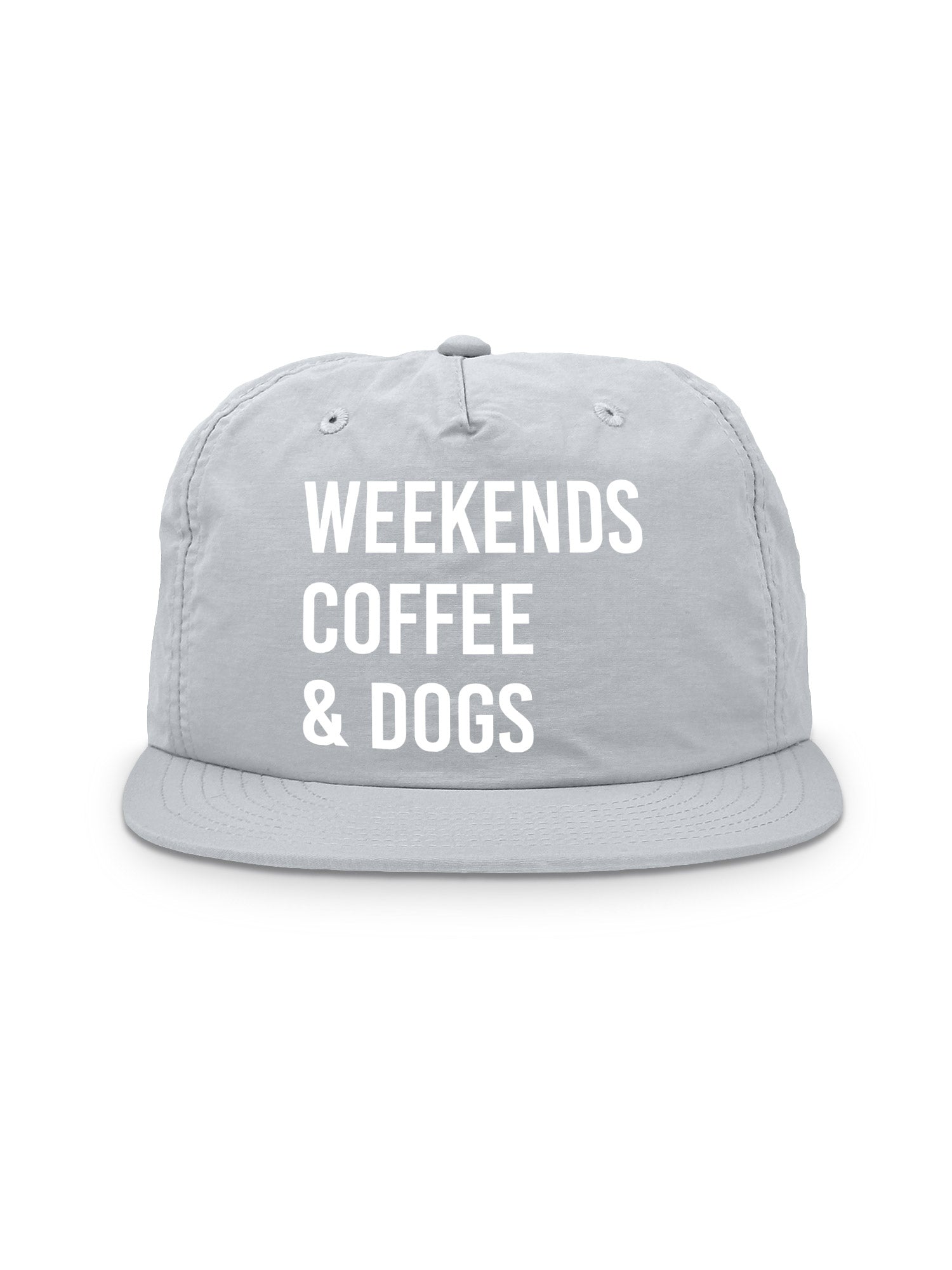 Weekends Coffee & Dogs Quick-Dry Cap