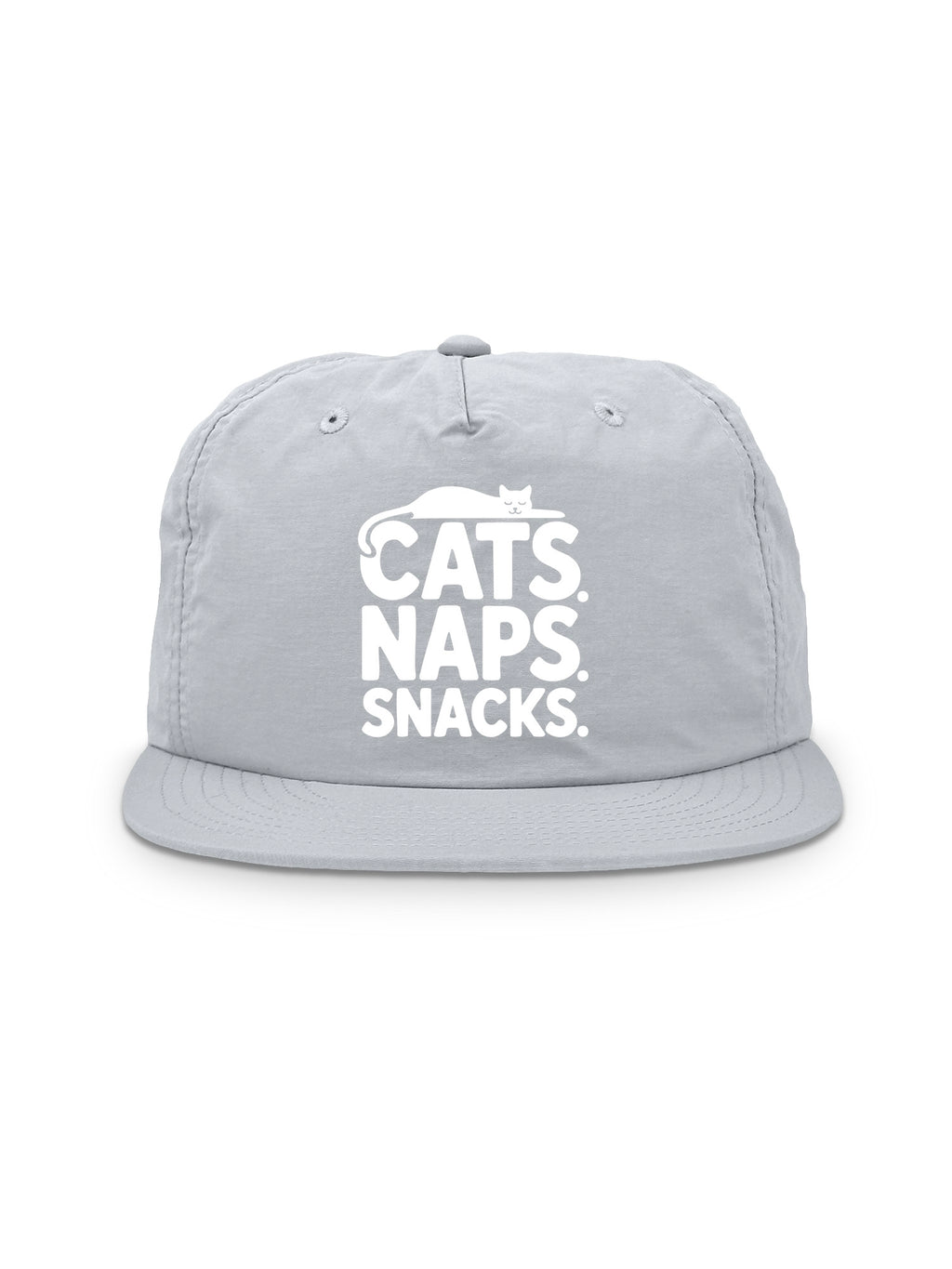 Cats. Naps. Snacks. Quick-Dry Cap