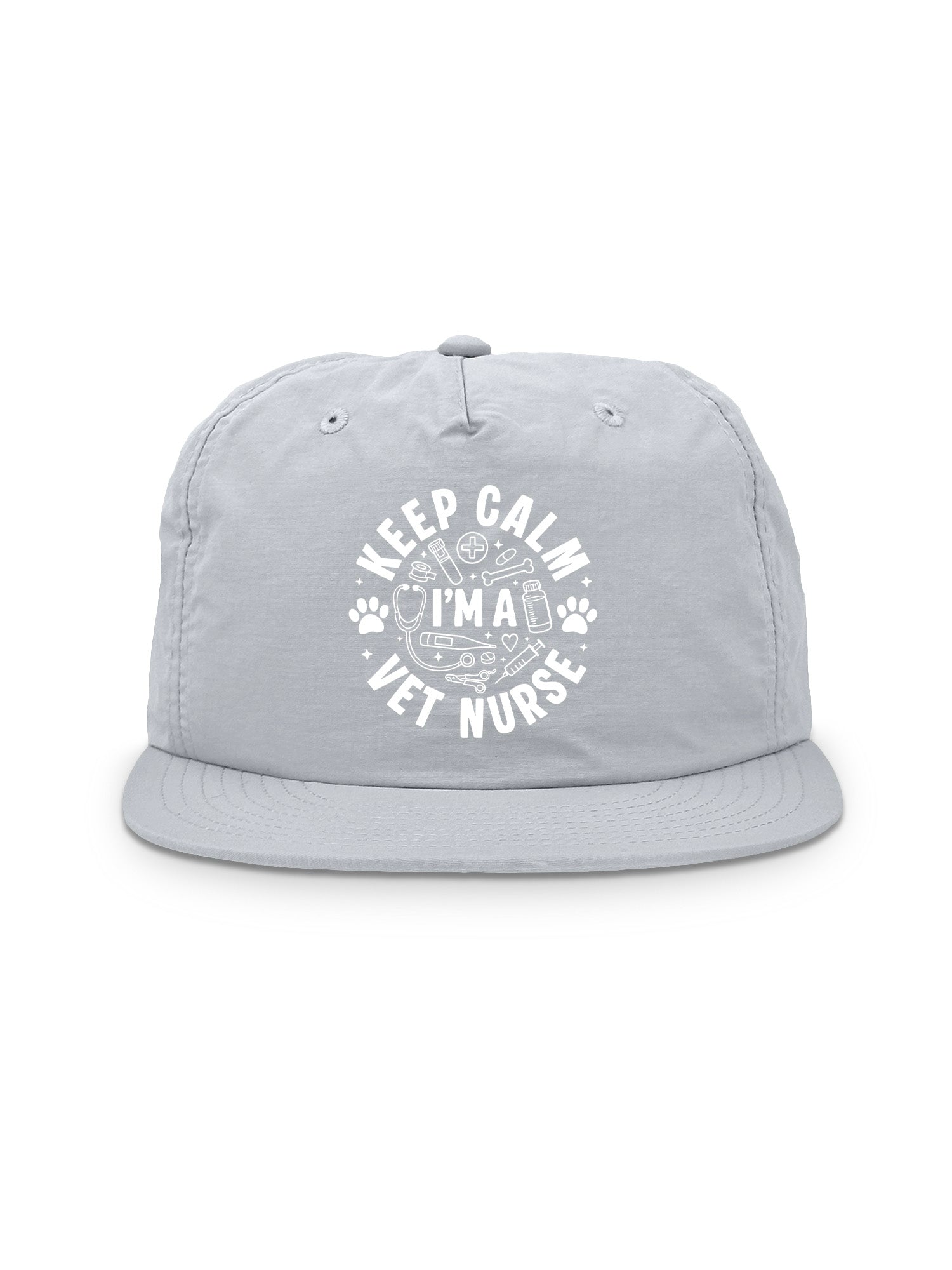 Keep Calm I'm A Vet Nurse Quick-Dry Cap