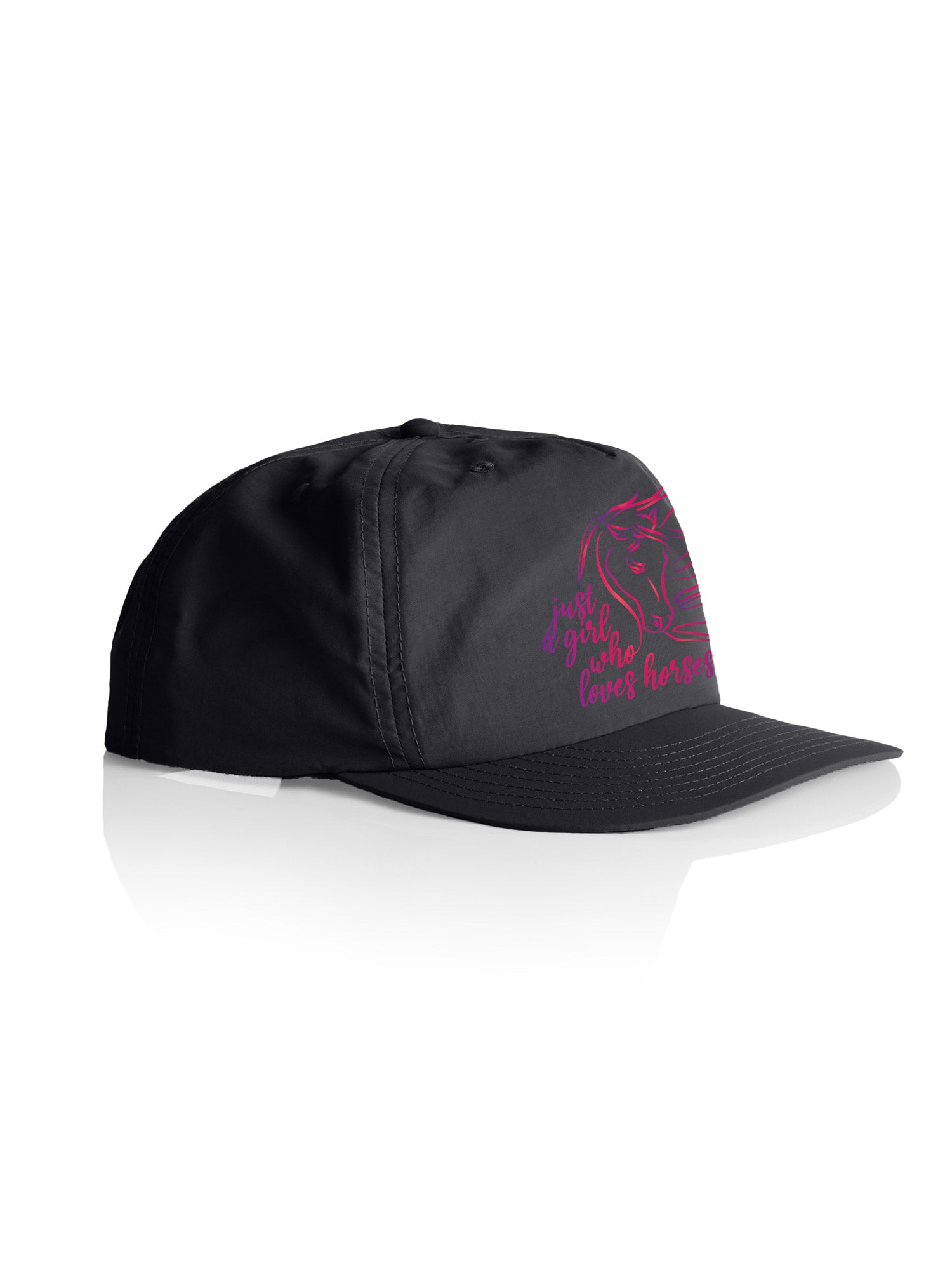 Just A Girl Who Loves Horses Quick-Dry Cap