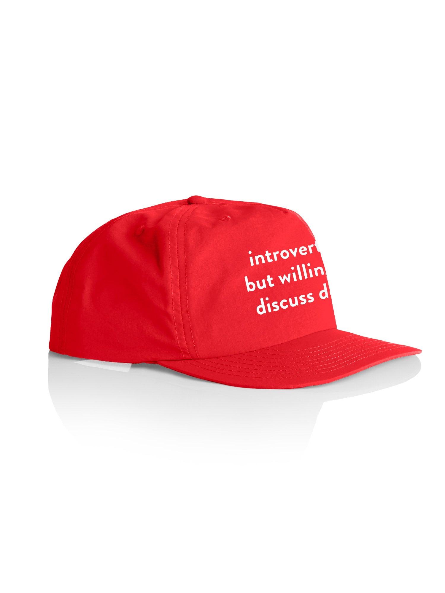 Introverted But Willing To Discuss Dogs Quick-Dry Cap
