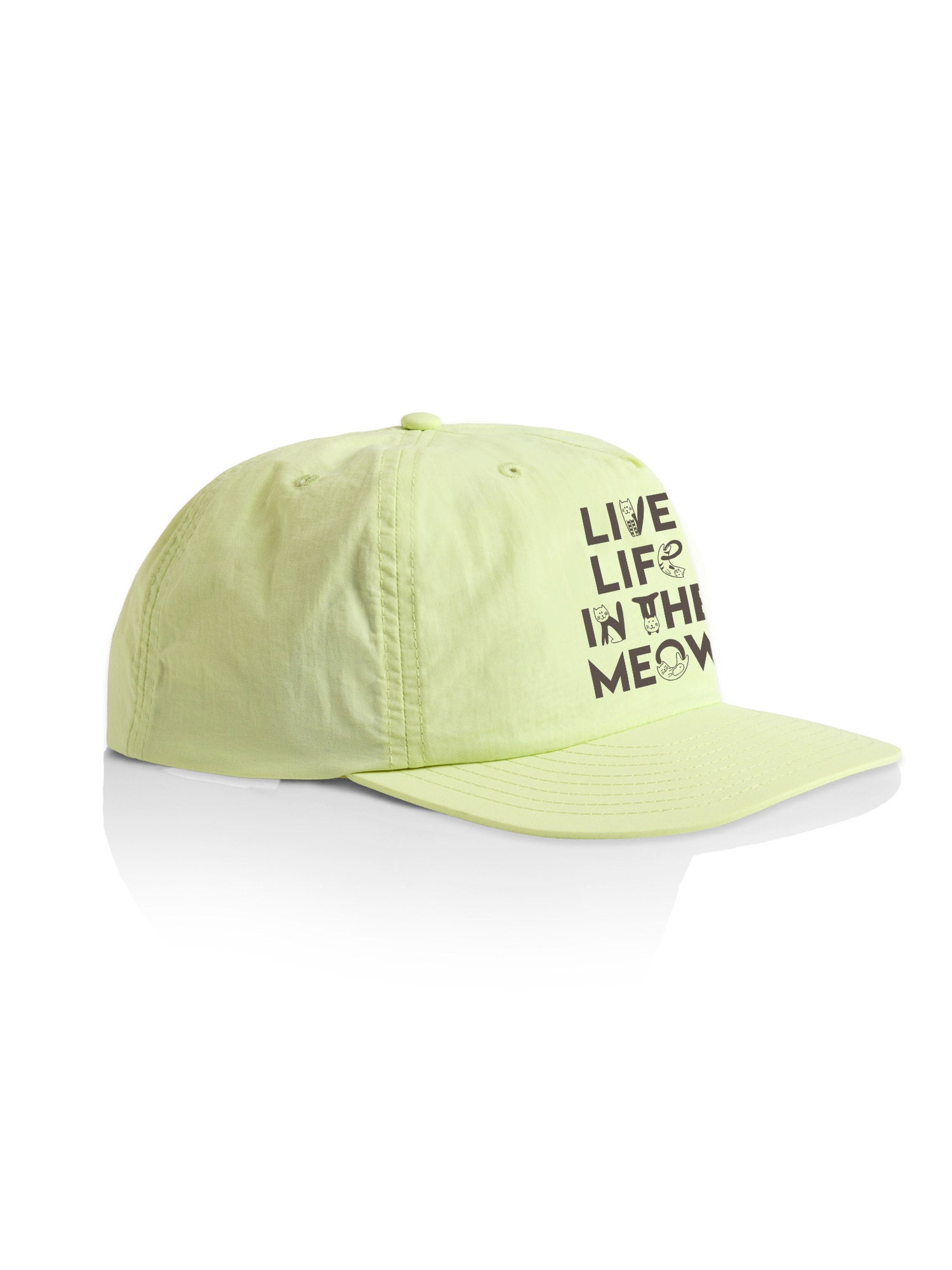 Live Life In The Meow Quick-Dry Cap