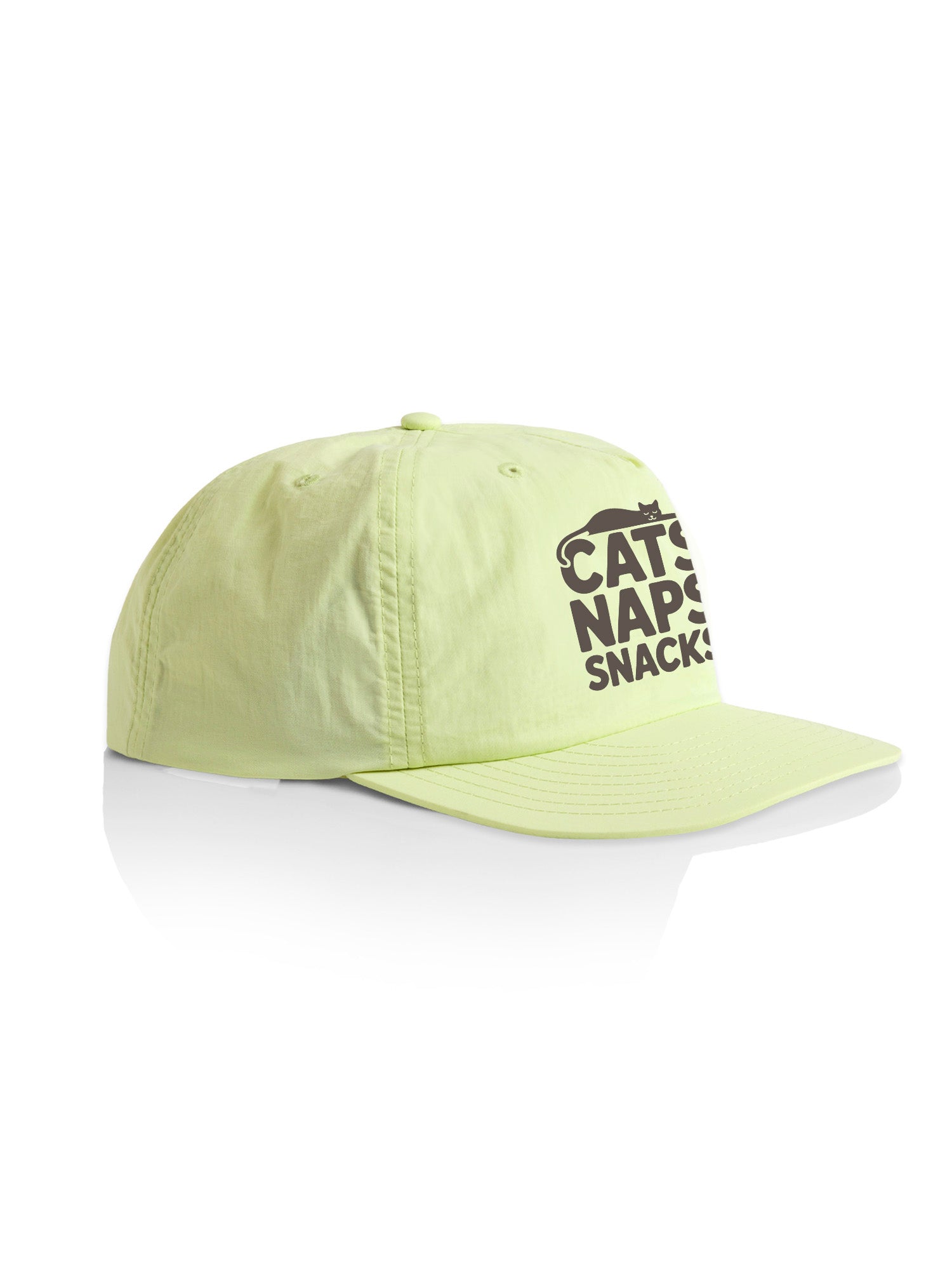 Cats. Naps. Snacks. Quick-Dry Cap