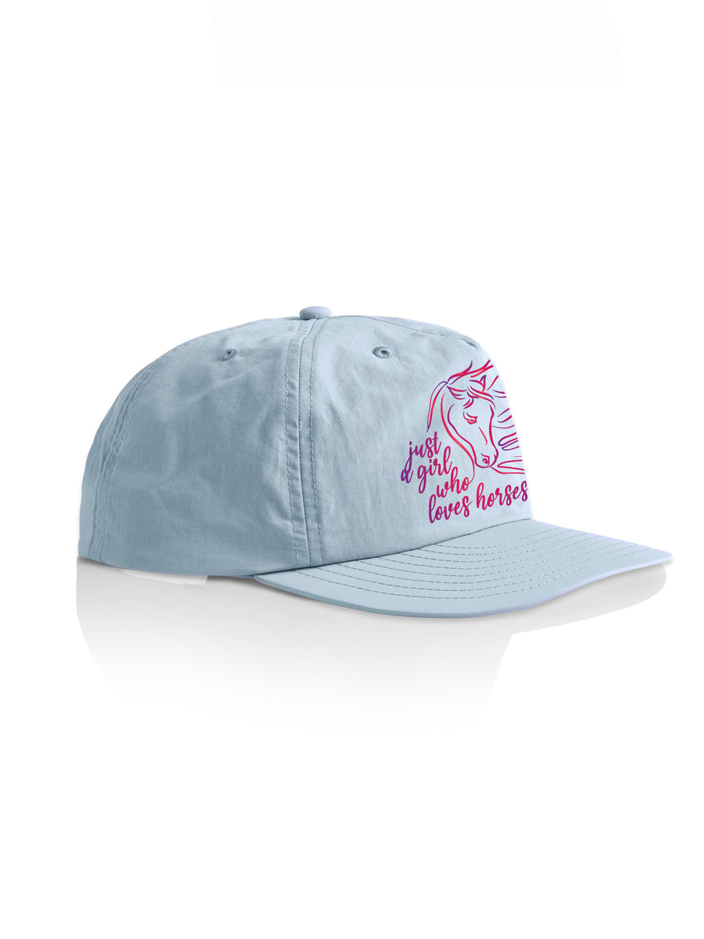 Just A Girl Who Loves Horses Quick-Dry Cap