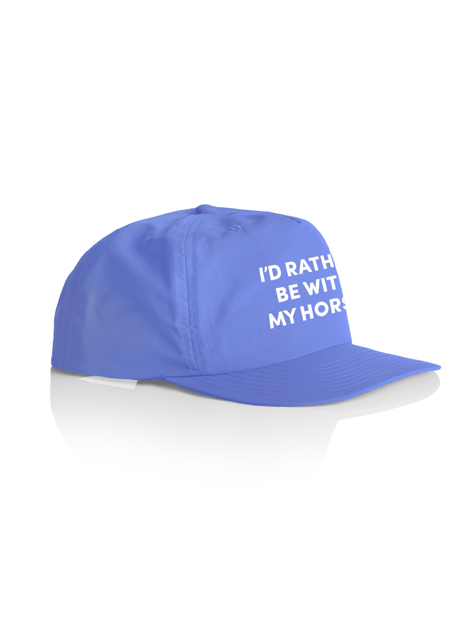I'd Rather Be With My Horse. Quick-Dry Cap