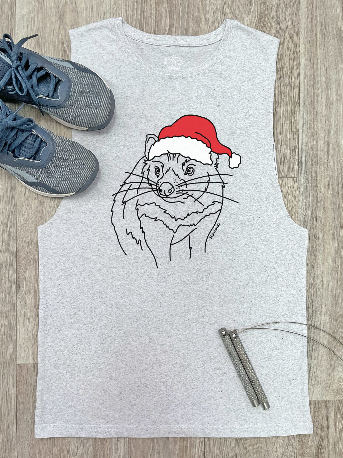 Tasmanian Devil Christmas Edition Axel Drop Armhole Tank