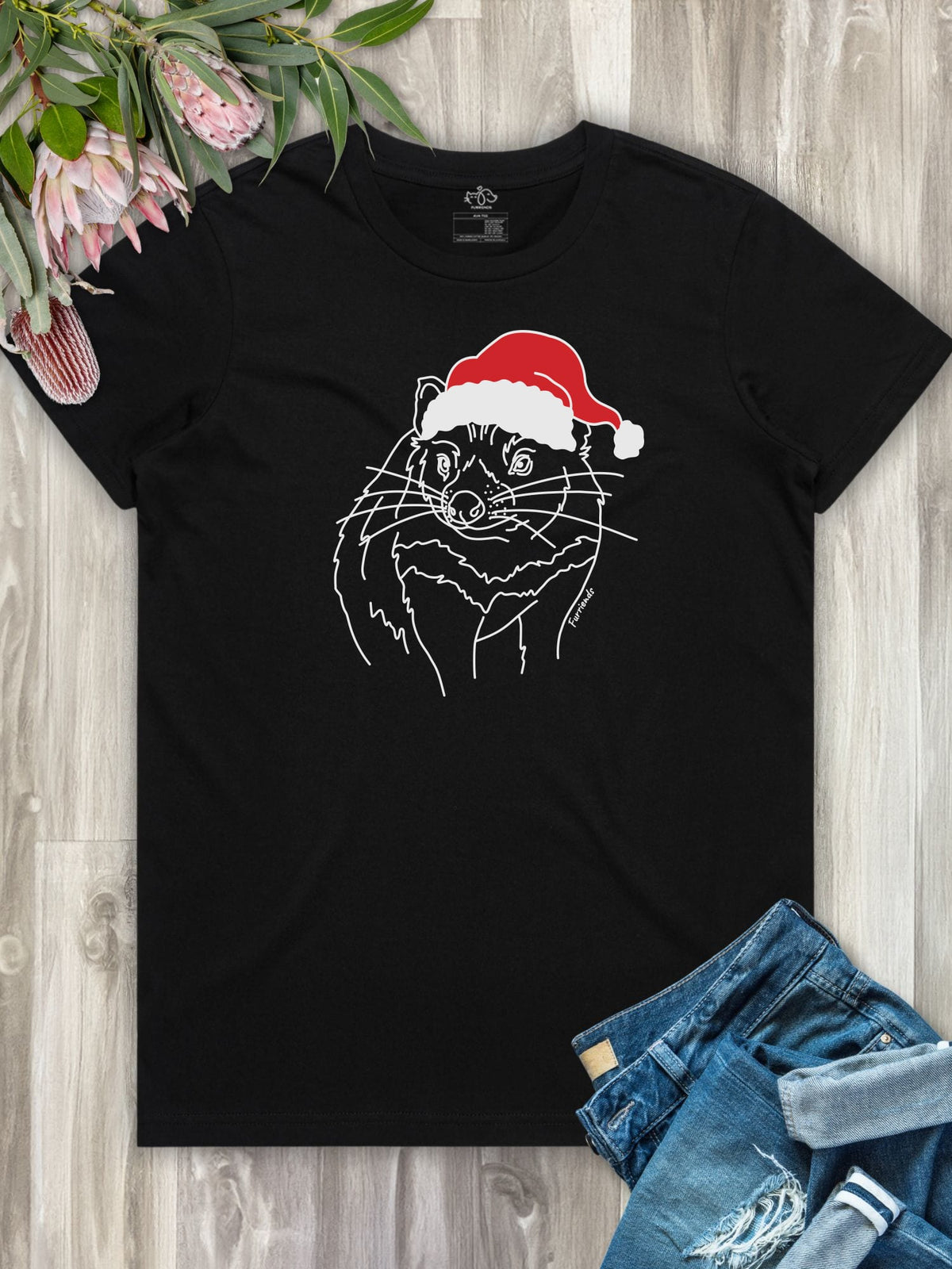 Tasmanian Devil Christmas Edition Ava Women's Regular Fit Tee