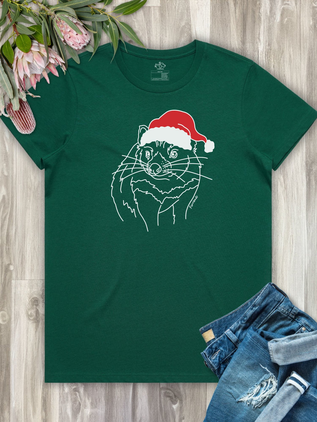 Tasmanian Devil Christmas Edition Ava Women's Regular Fit Tee