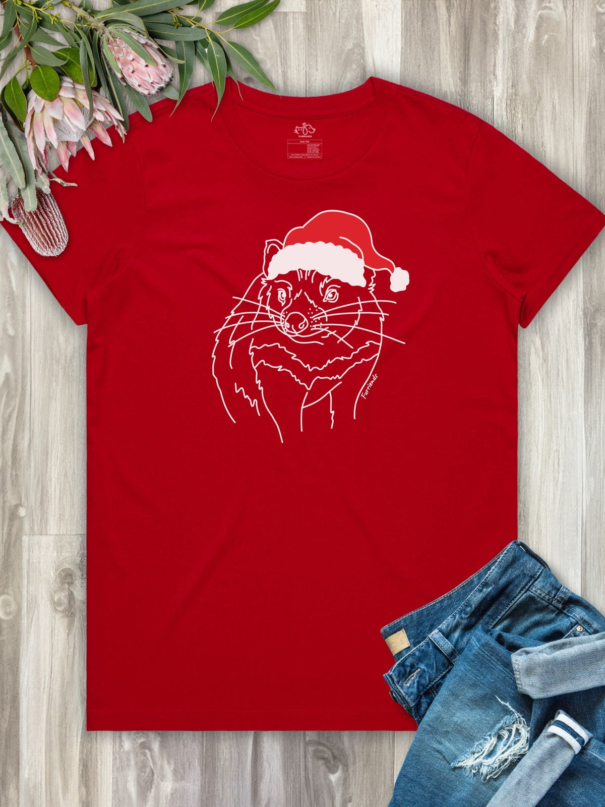 Tasmanian Devil Christmas Edition Ava Women's Regular Fit Tee