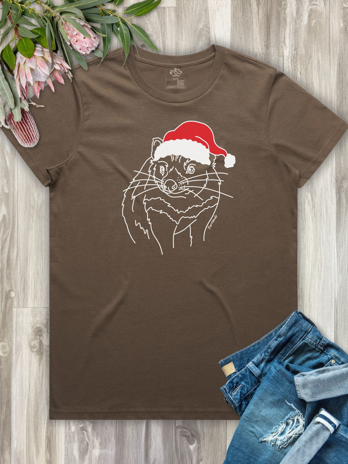 Tasmanian Devil Christmas Edition Ava Women's Regular Fit Tee