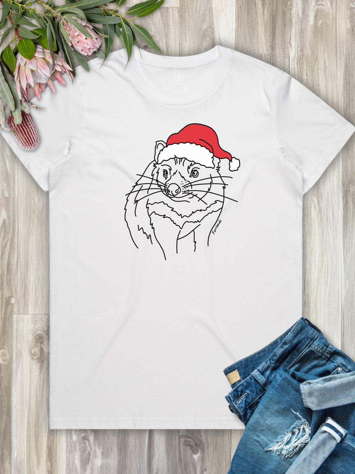 Tasmanian Devil Christmas Edition Ava Women's Regular Fit Tee