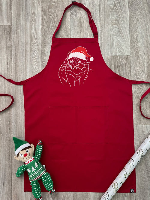 Tasmanian Devil Christmas Edition Bib Apron