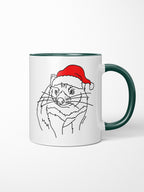 Tasmanian Devil Christmas Edition Ceramic Mug