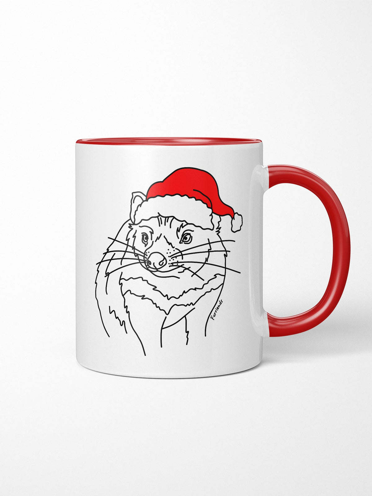Tasmanian Devil Christmas Edition Ceramic Mug