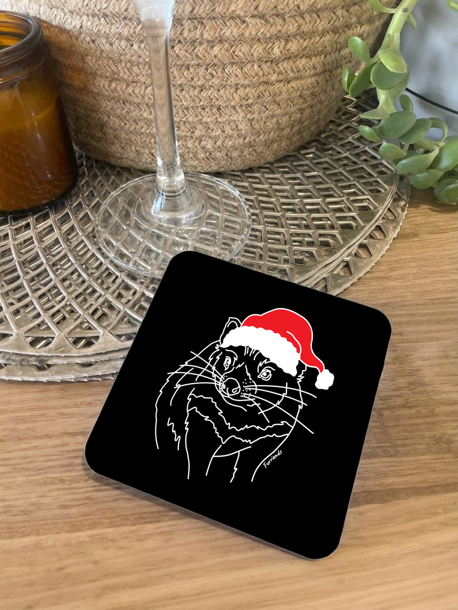 Tasmanian Devil Christmas Edition Coaster