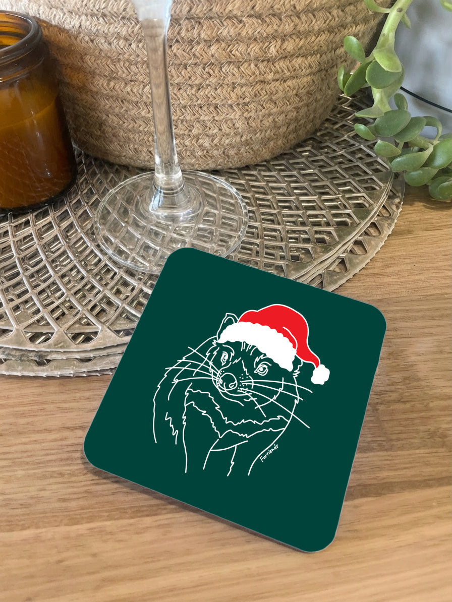 Tasmanian Devil Christmas Edition Coaster