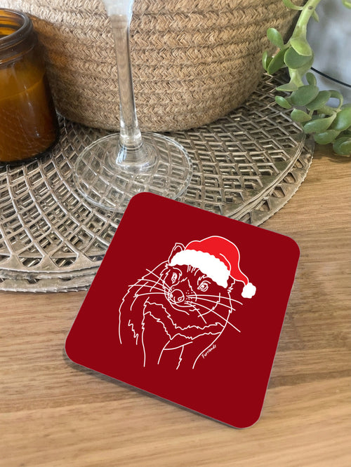 Tasmanian Devil Christmas Edition Coaster