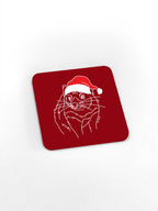 Tasmanian Devil Christmas Edition Red coaster