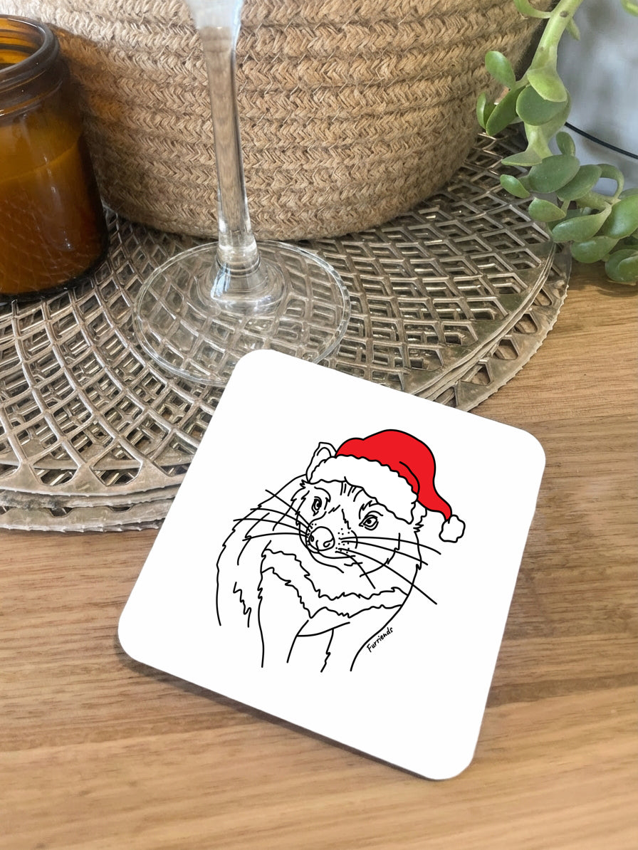 Tasmanian Devil Christmas Edition Coaster