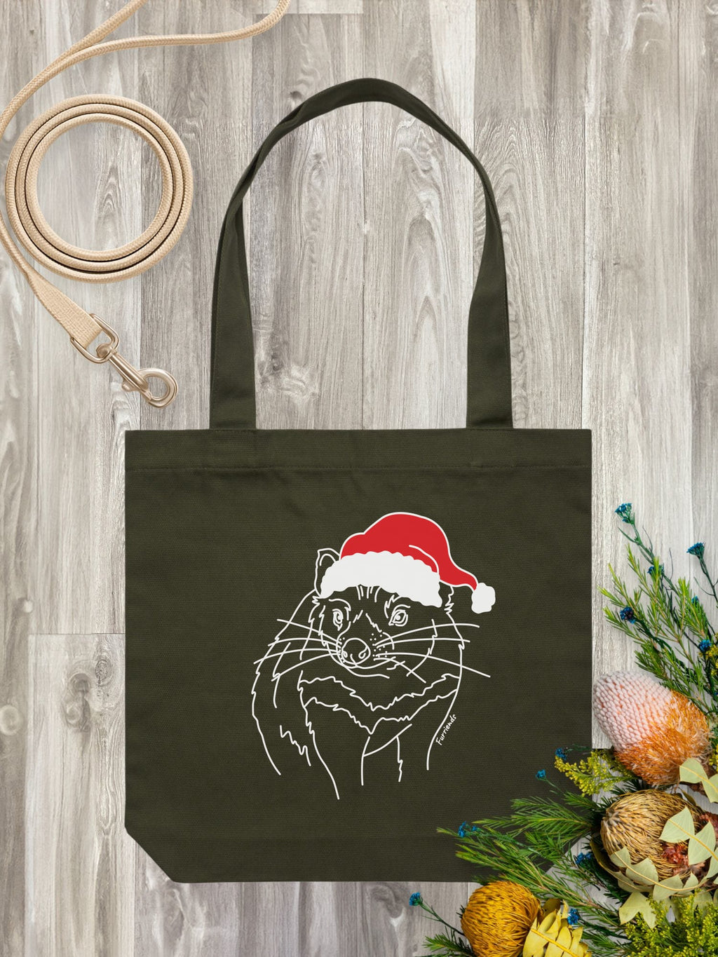 Tasmanian Devil Christmas Edition Edith Tote