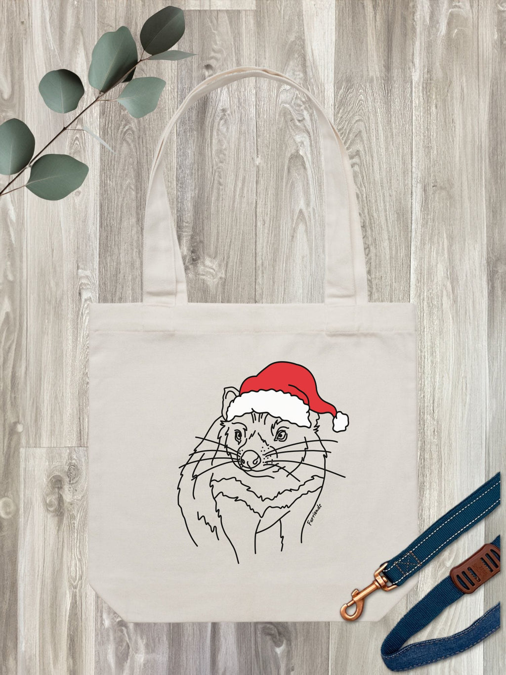 Tasmanian Devil Christmas Edition Edith Tote