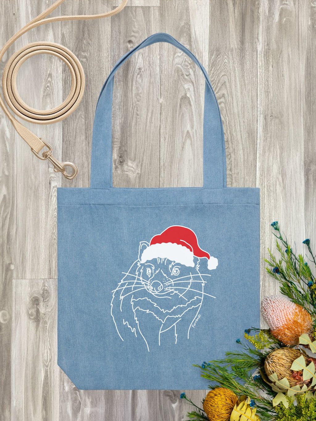 Tasmanian Devil Christmas Edition Edith Tote