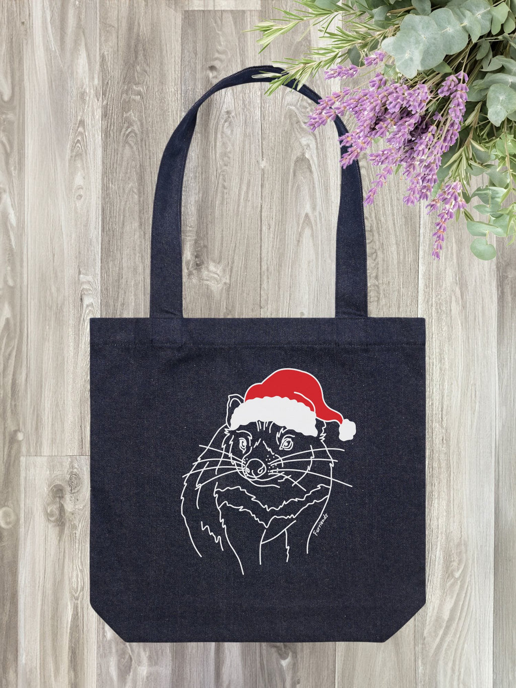 Tasmanian Devil Christmas Edition Edith Tote