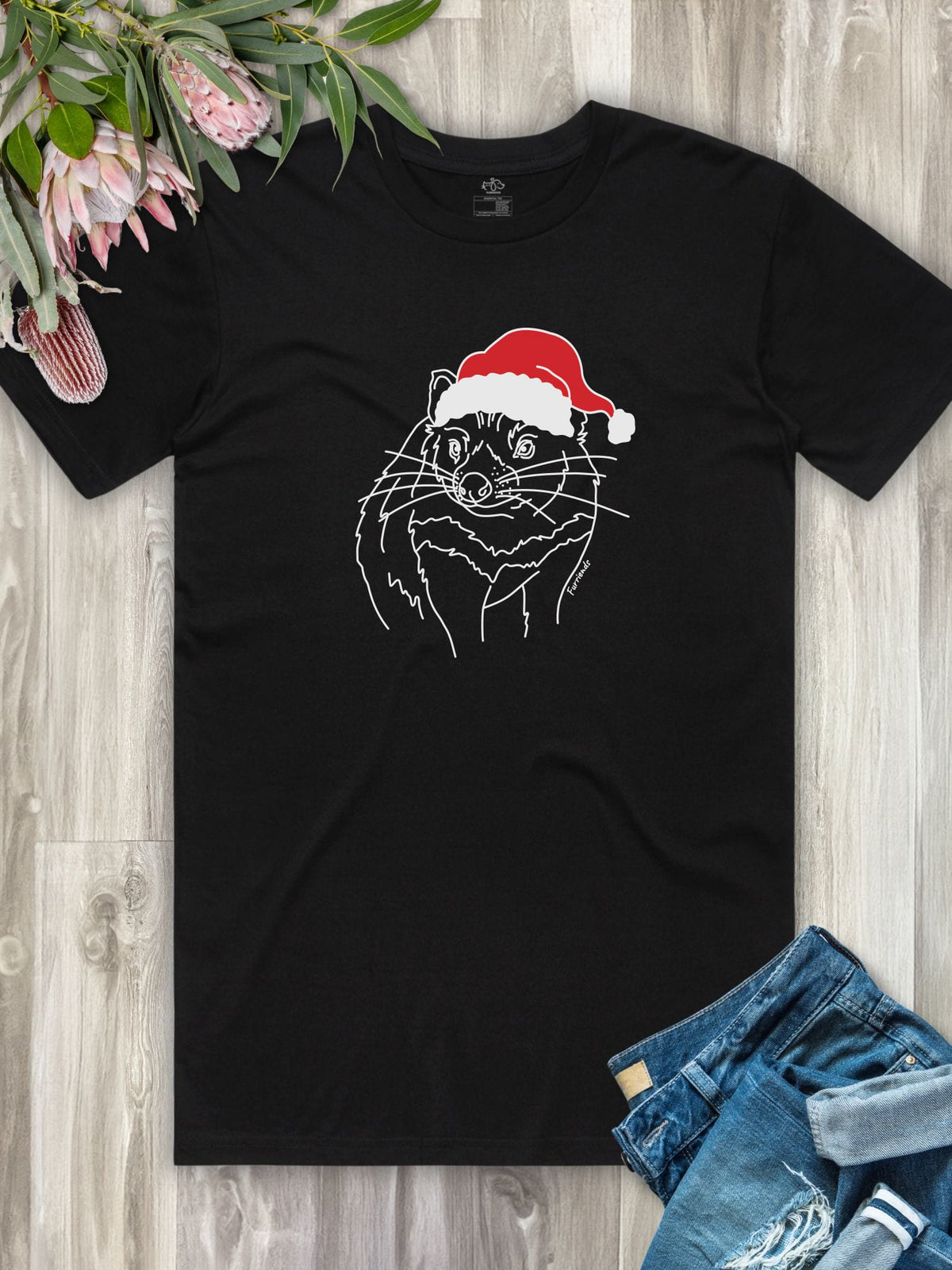 Tasmanian Devil Christmas Edition Essential Unisex Tee