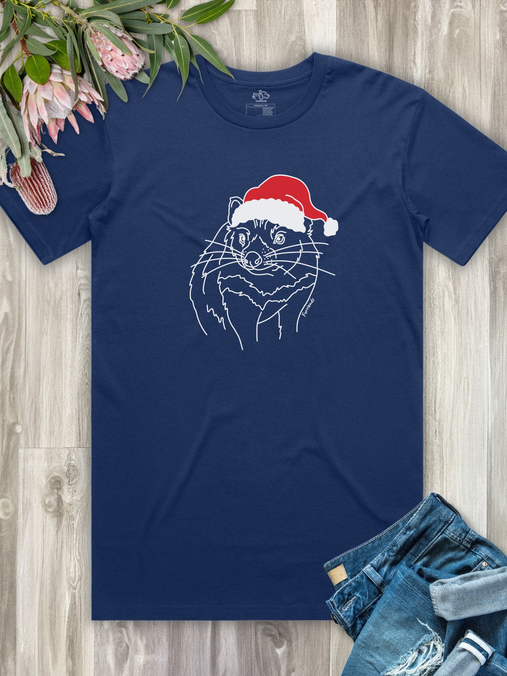 Tasmanian Devil Christmas Edition Essential Unisex Tee