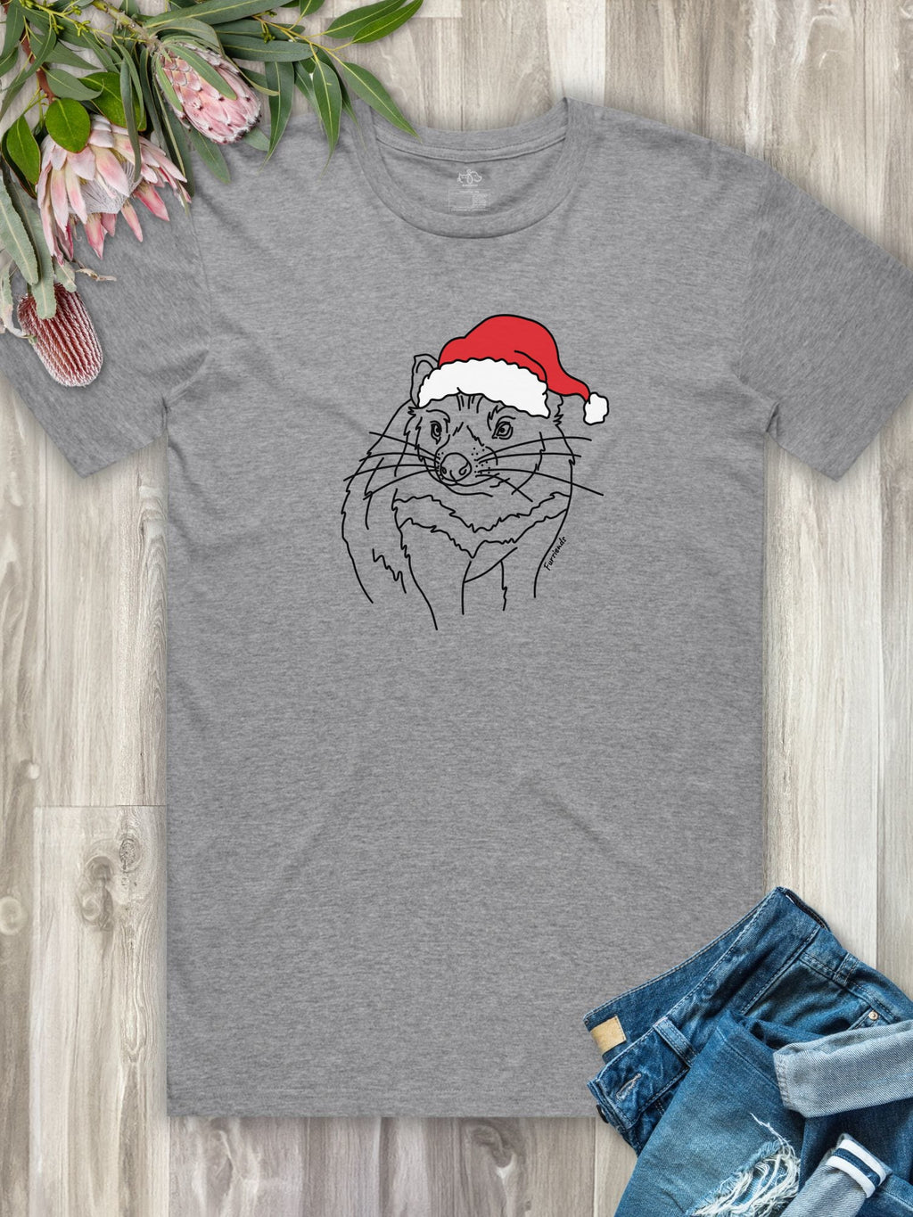 Tasmanian Devil Christmas Edition Essential Unisex Tee