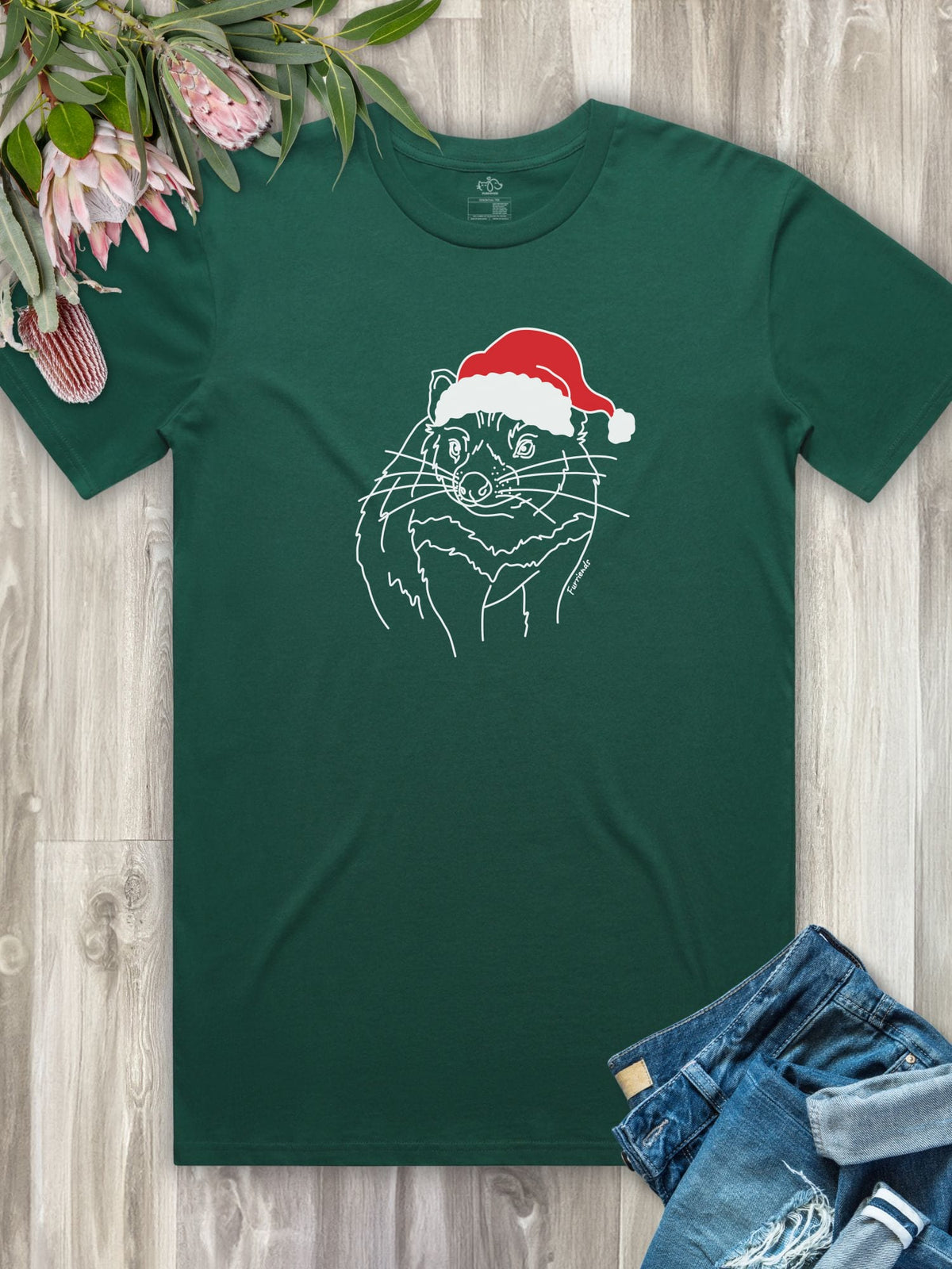 Tasmanian Devil Christmas Edition Essential Unisex Tee