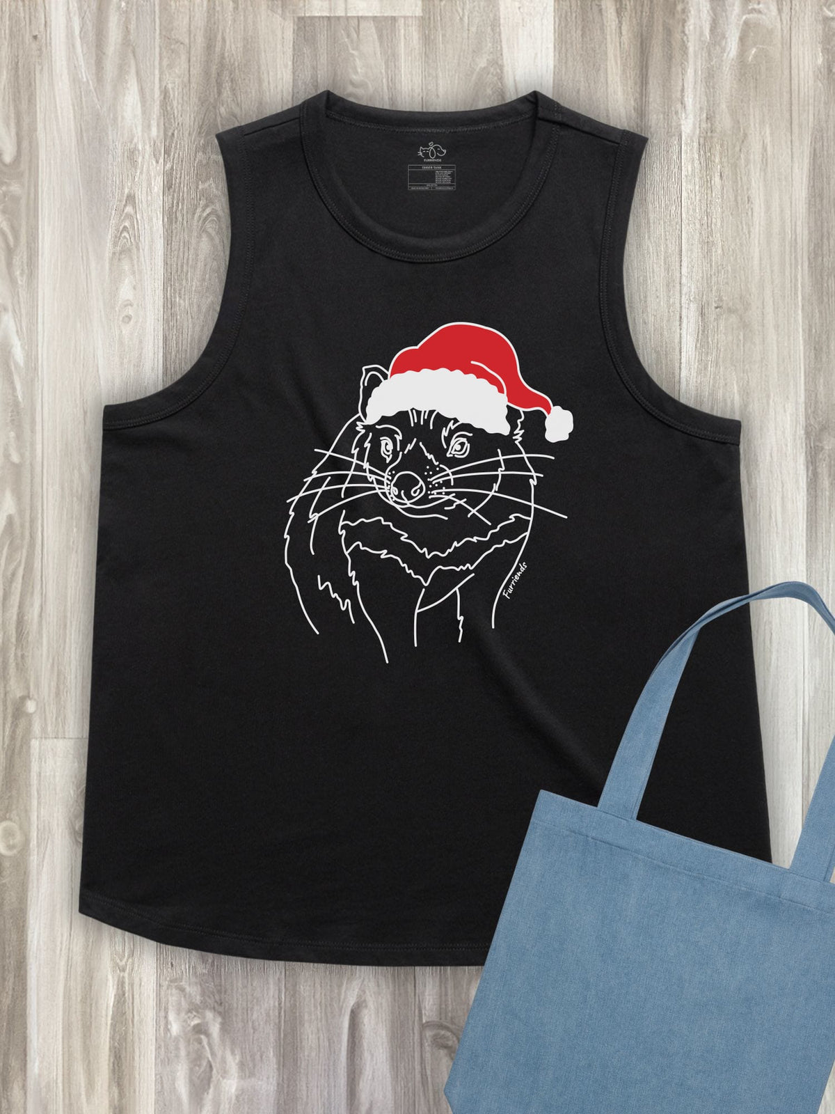 Tasmanian Devil Christmas Edition Ember Women's Tank