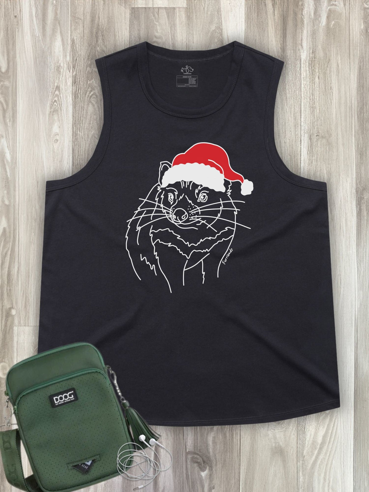 Tasmanian Devil Christmas Edition Ember Women's Tank