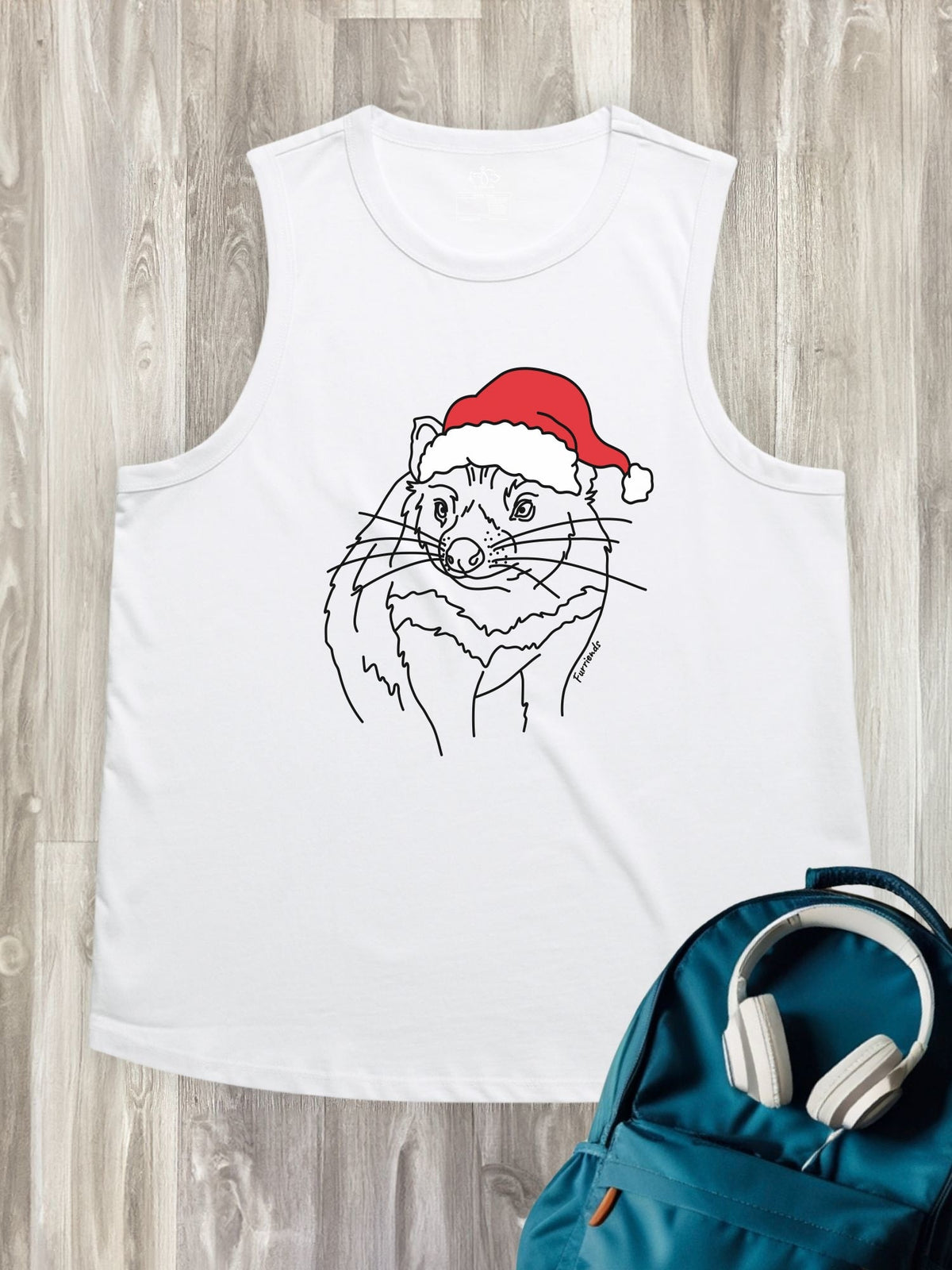 Tasmanian Devil Christmas Edition Ember Women's Tank