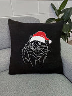 Tasmanian Devil Christmas Edition Linen Cushion Cover