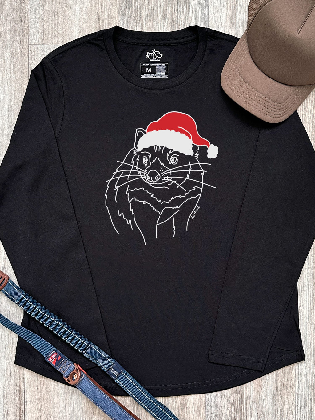 Tasmanian Devil Christmas Edition Olivia Women's Long Sleeve Tee