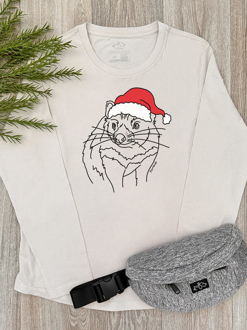 Tasmanian Devil Christmas Edition Olivia Women's Long Sleeve Tee