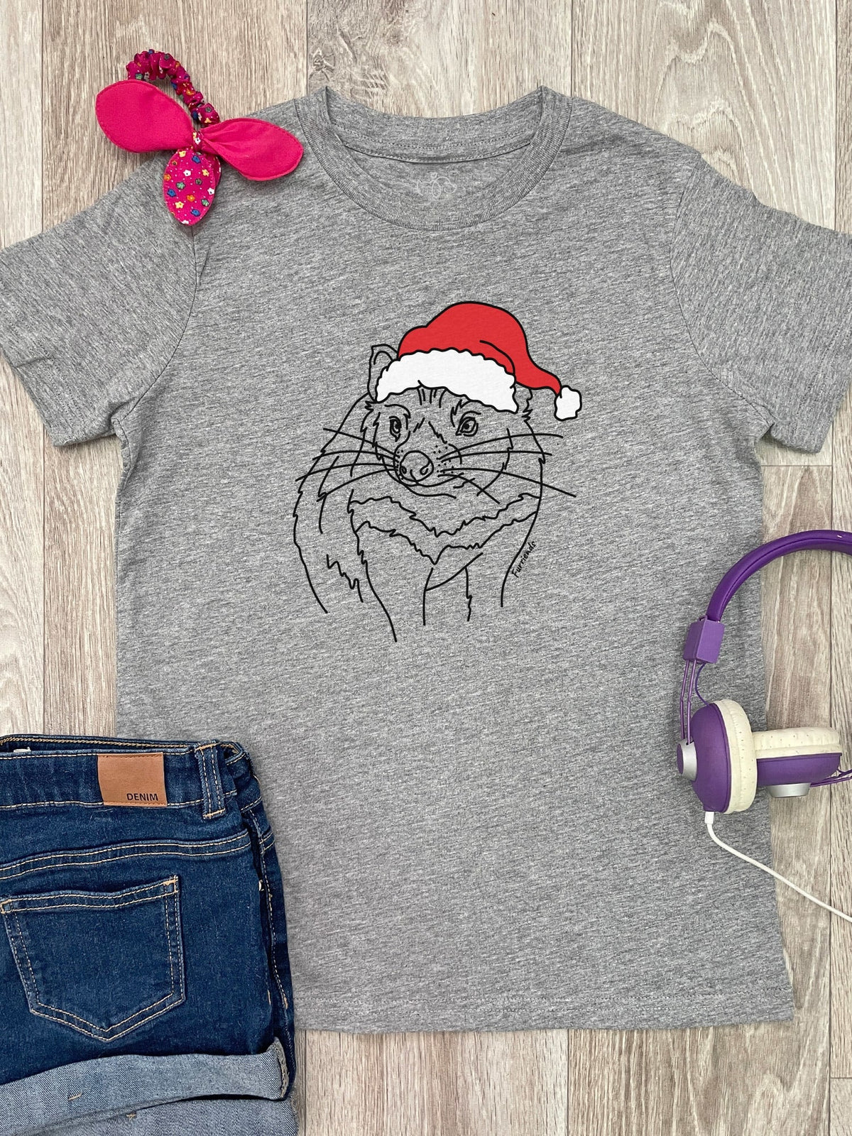 Tasmanian Devil Christmas Edition Youth Tee