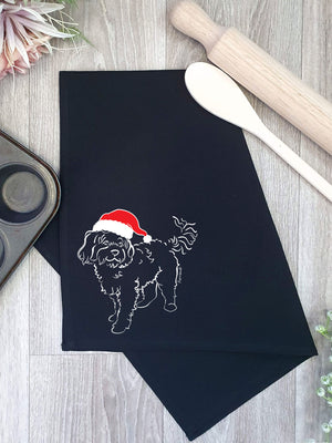 Cavoodle Christmas Edition Tea Towel