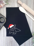 French Bulldog Christmas Edition Tea Towel