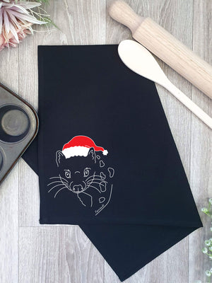 Spotted-Tailed Quoll Christmas Edition Tea Towel
