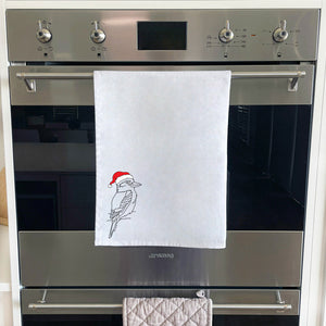 Kookaburra Christmas Edition Tea Towel