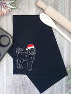 Labradoodle Christmas Edition Tea Towel