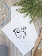 British Bulldog Tea Towel