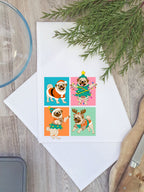 Pugmas Tea Towel